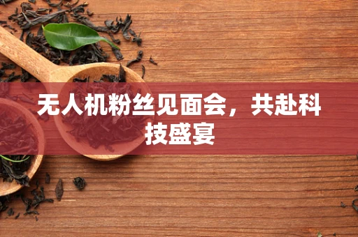 无人机粉丝见面会，共赴科技盛宴