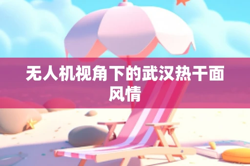 无人机视角下的武汉热干面风情