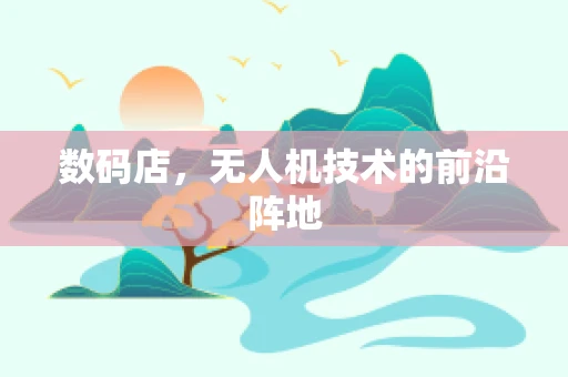 数码店，无人机技术的前沿阵地