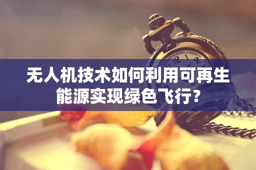 无人机技术如何利用可再生能源实现绿色飞行？