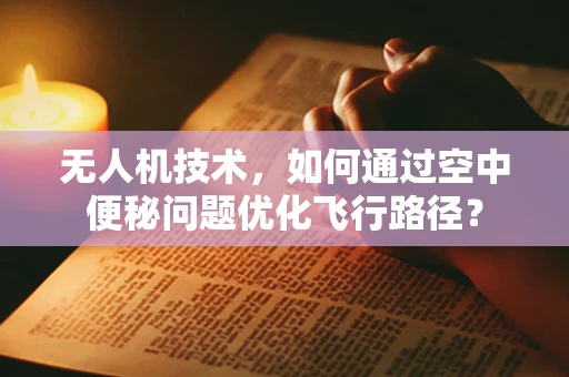 无人机技术，如何通过空中便秘问题优化飞行路径？