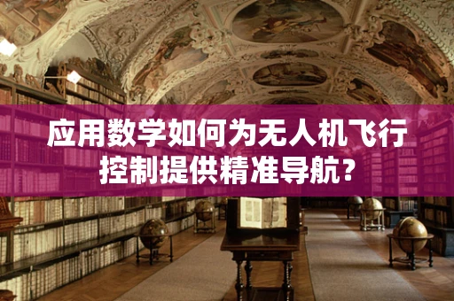 应用数学如何为无人机飞行控制提供精准导航？