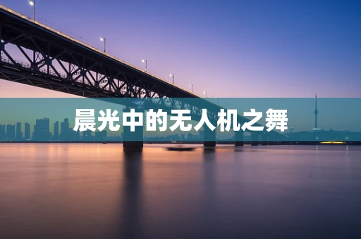 晨光中的无人机之舞