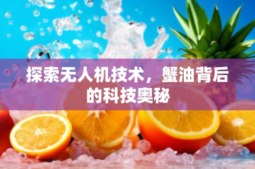 探索无人机技术，蟹油背后的科技奥秘