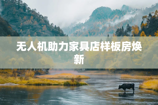 无人机助力家具店样板房焕新