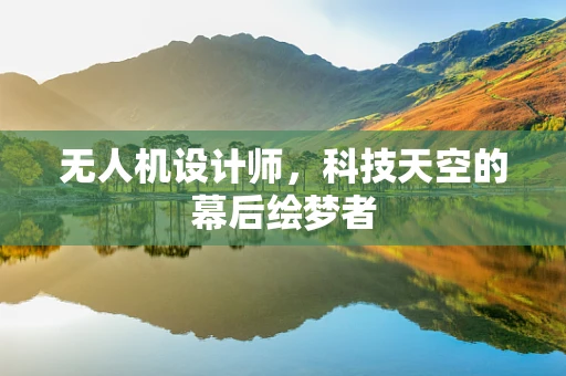 无人机设计师，科技天空的幕后绘梦者