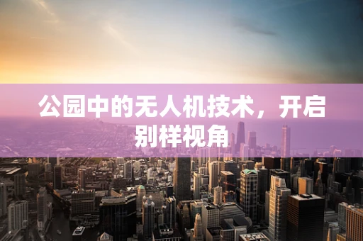 公园中的无人机技术，开启别样视角
