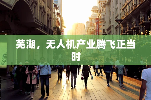 芜湖，无人机产业腾飞正当时