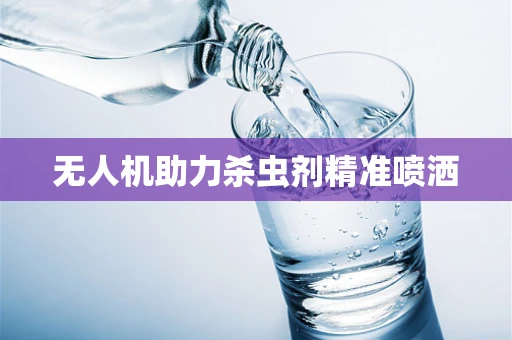 无人机助力杀虫剂精准喷洒