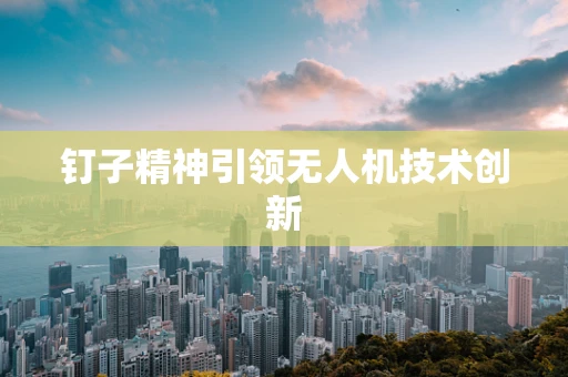 钉子精神引领无人机技术创新
