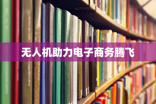 无人机助力电子商务腾飞