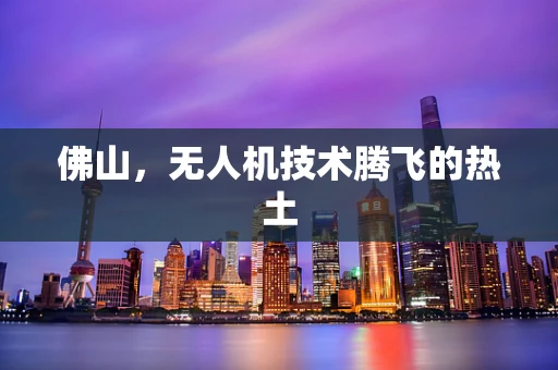 佛山，无人机技术腾飞的热土