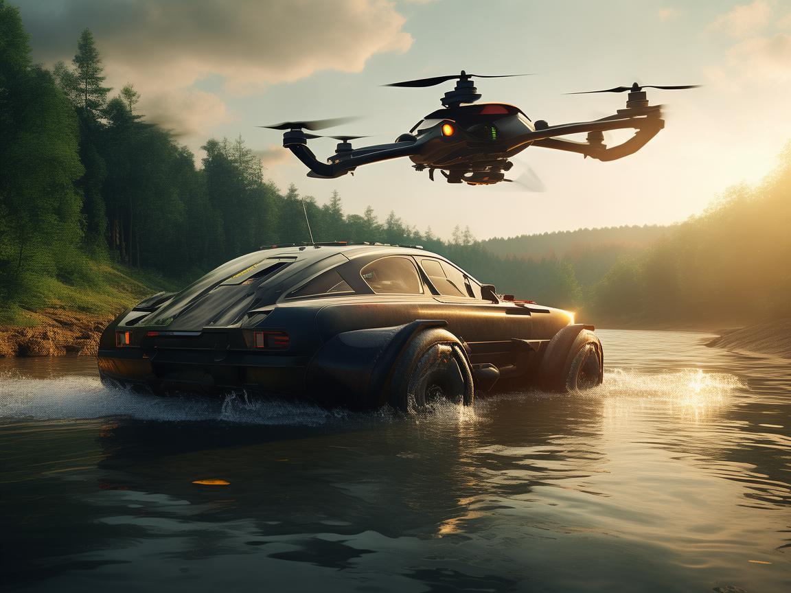 无人机与水陆两栖车,融合创新的探索