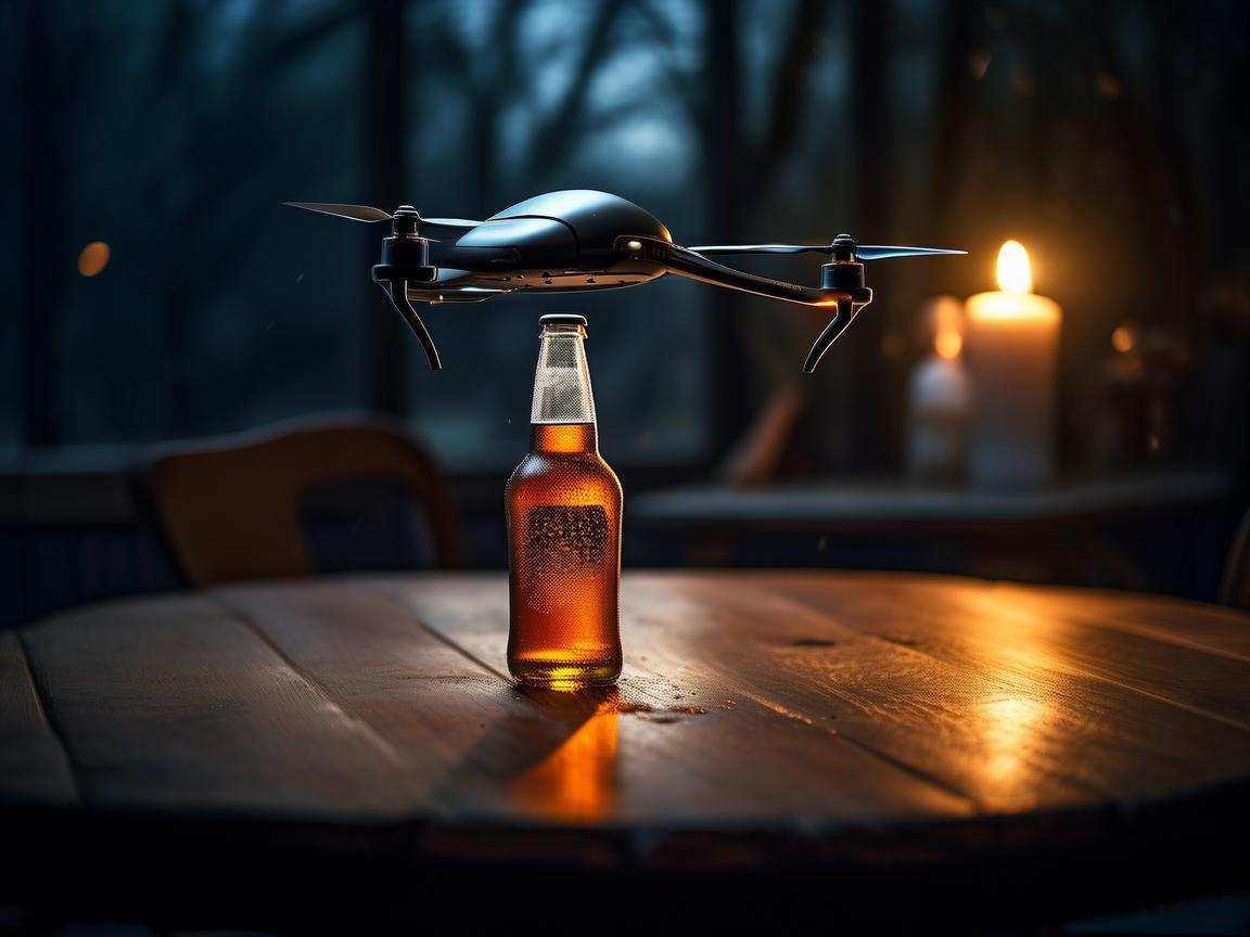 无人机与啤酒的奇妙邂逅 无人机与啤酒的奇妙邂逅