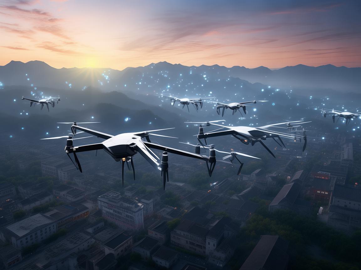 永城上空的无人机技术之光 永城上空的无人机技术之光