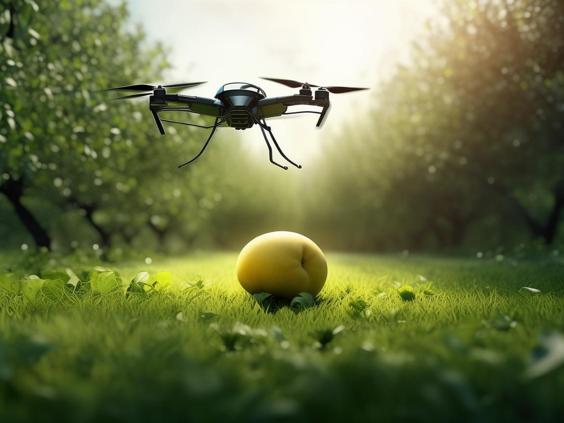 无人机邂逅柚子,科技与自然的奇妙碰撞