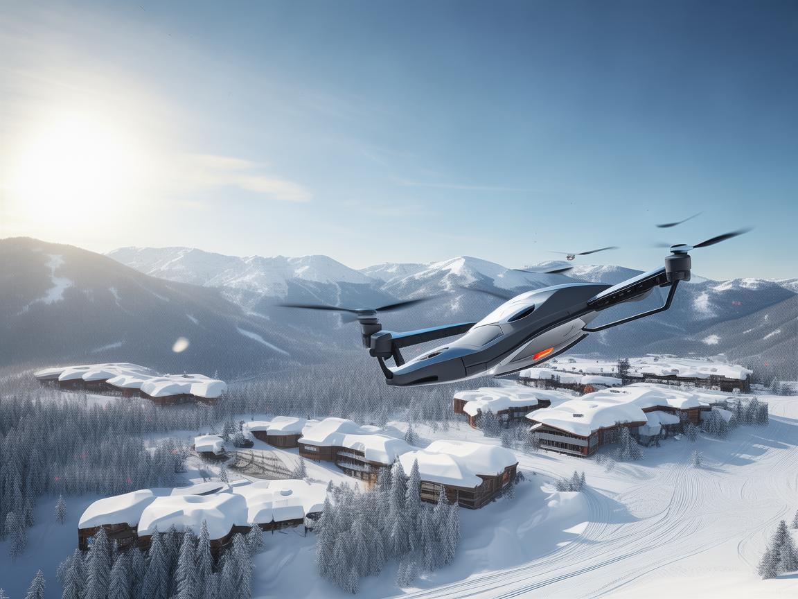 无人机助力滑雪场服务中心升级