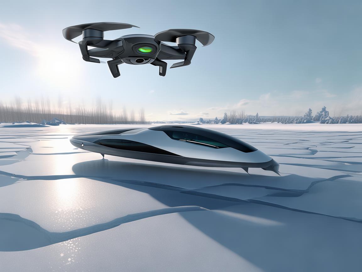 冰车与无人机,冰上探索的新搭档