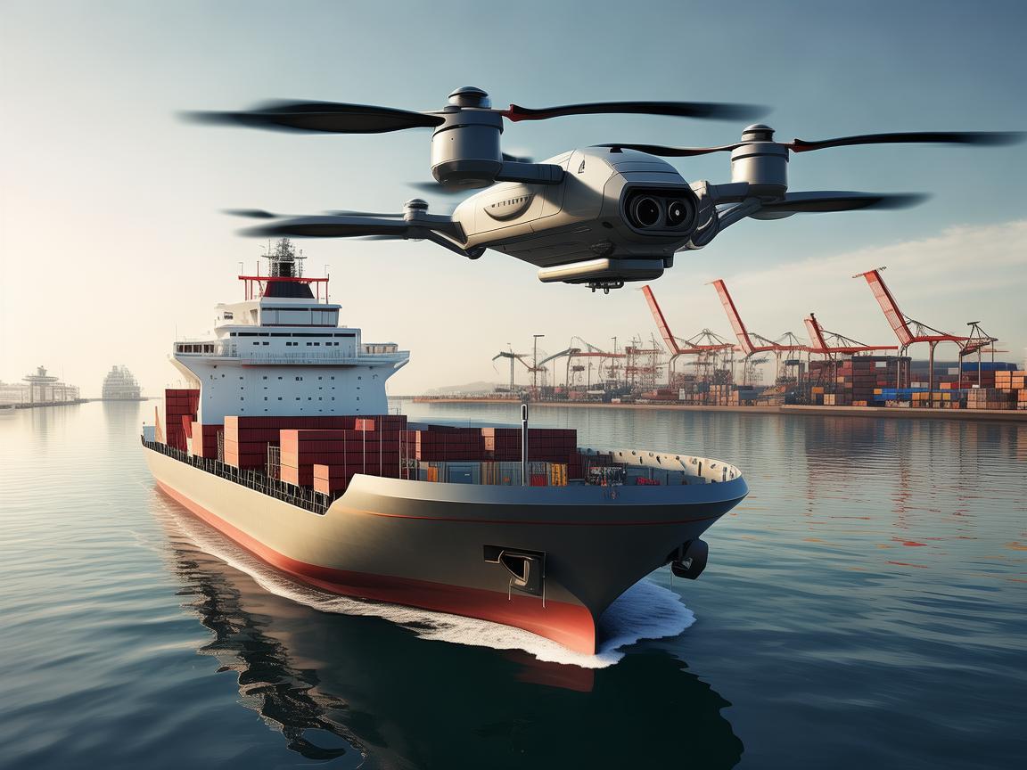 无人机助力轮船运输监测与管理