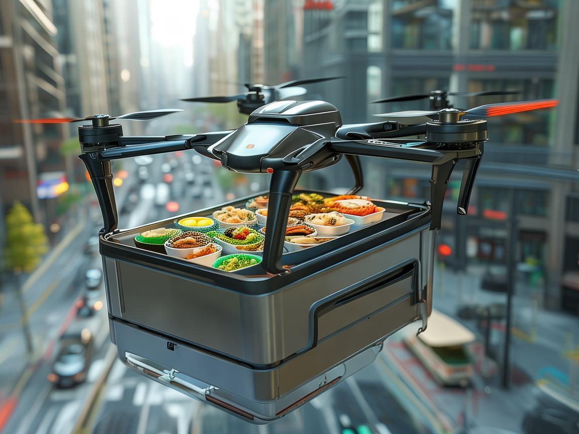 无人机技术助力餐具配送新变革