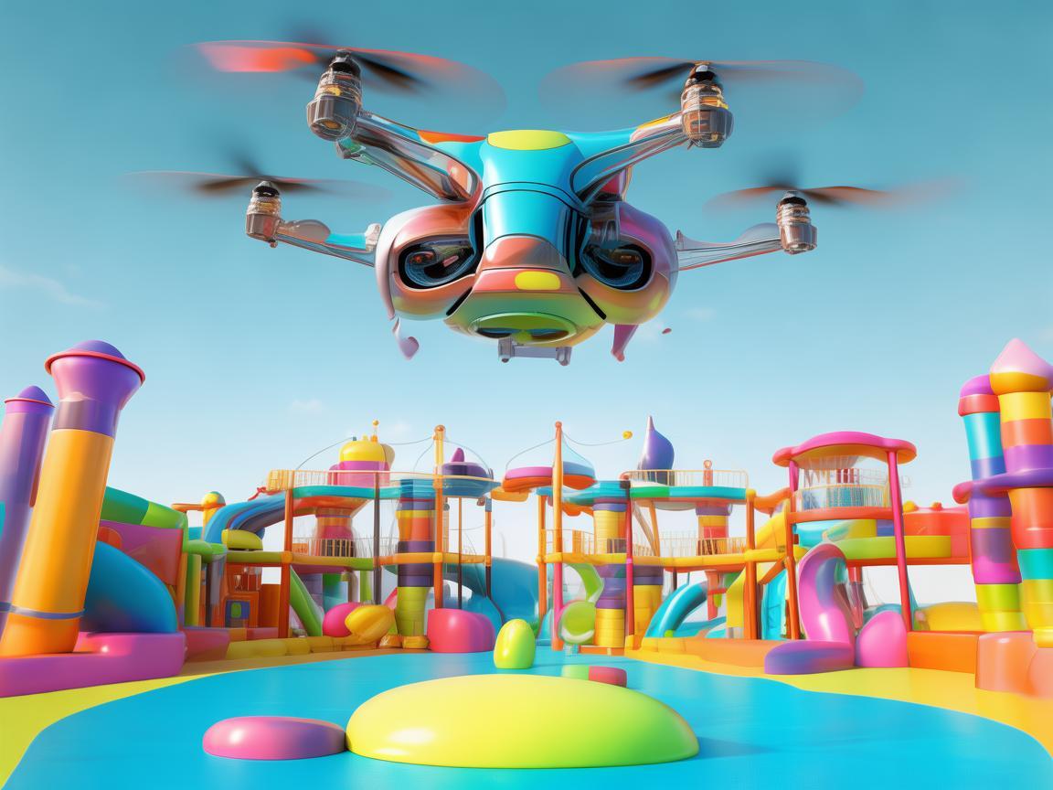 无人机与淘气堡,碰撞出的别样童趣