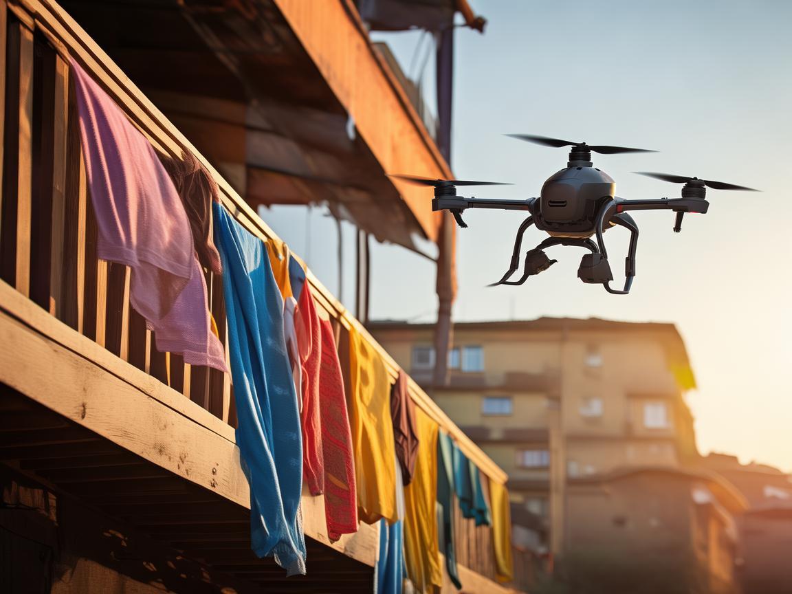 阳台晾衣架与无人机技术的奇妙融合