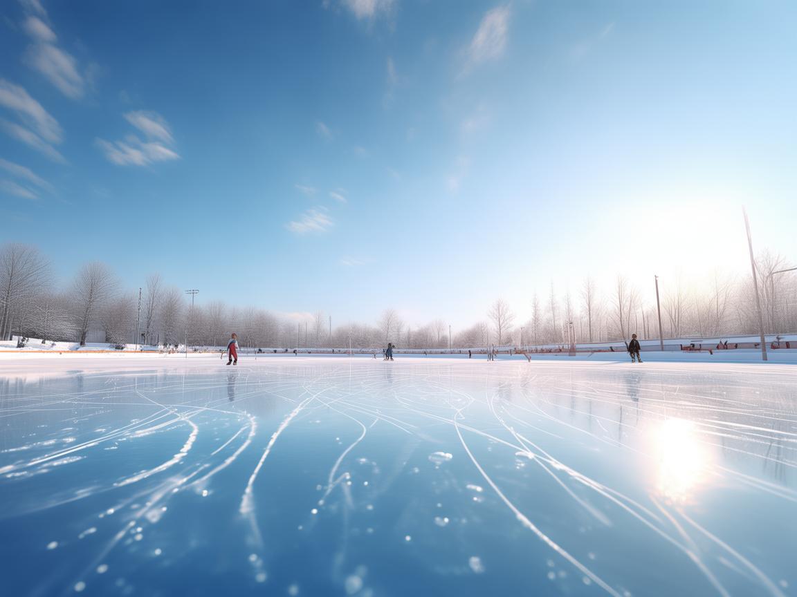 无人机视角下的滑冰之美