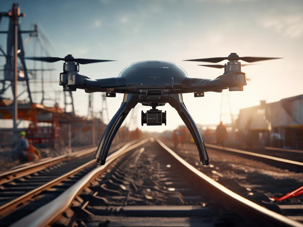 无人机技术助力铁路工程建设