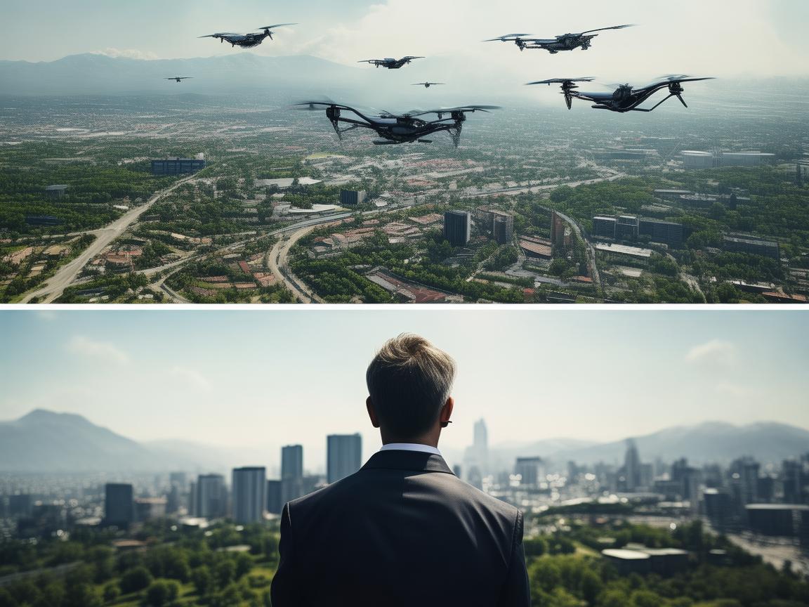 无人机技术助力商人协会会长拓展商业版图