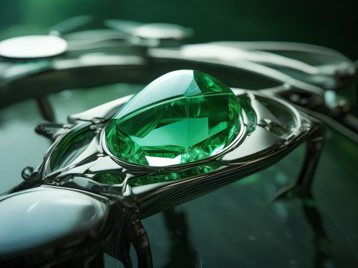 翡翠饰与无人机技术的跨界融合