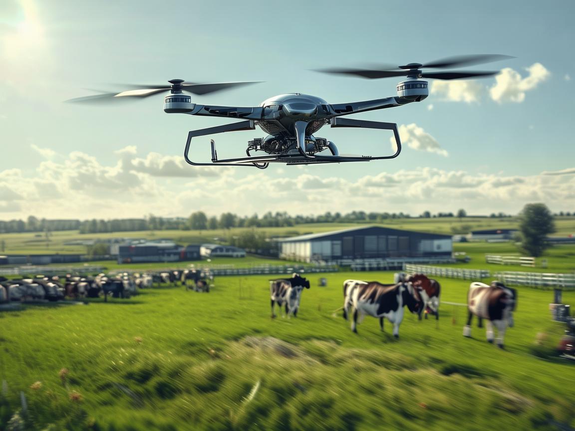 无人机助力牛奶产业新变革