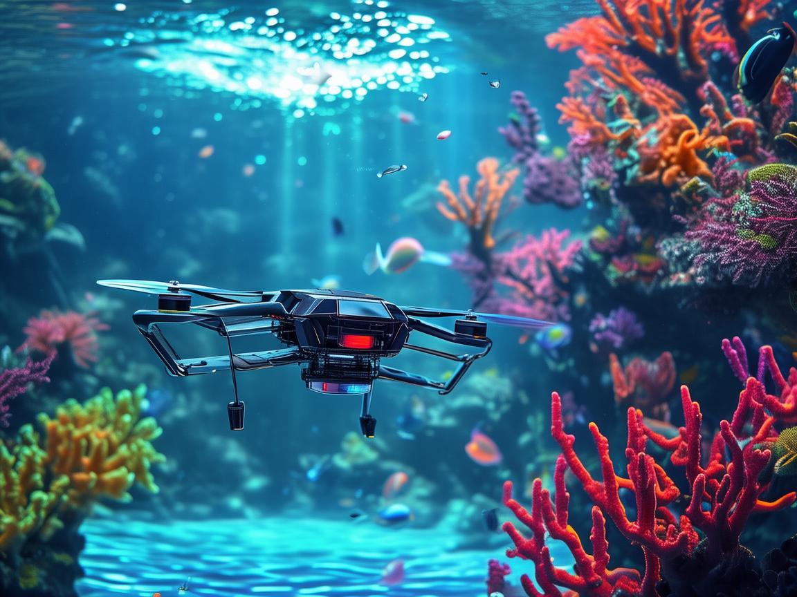 无人机技术助力水族馆别样精彩