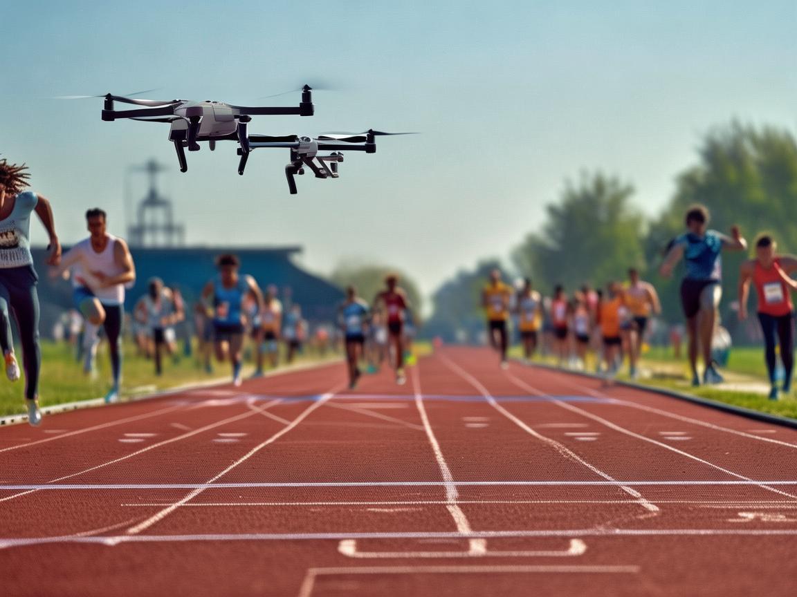 无人机助力田径赛场新飞跃